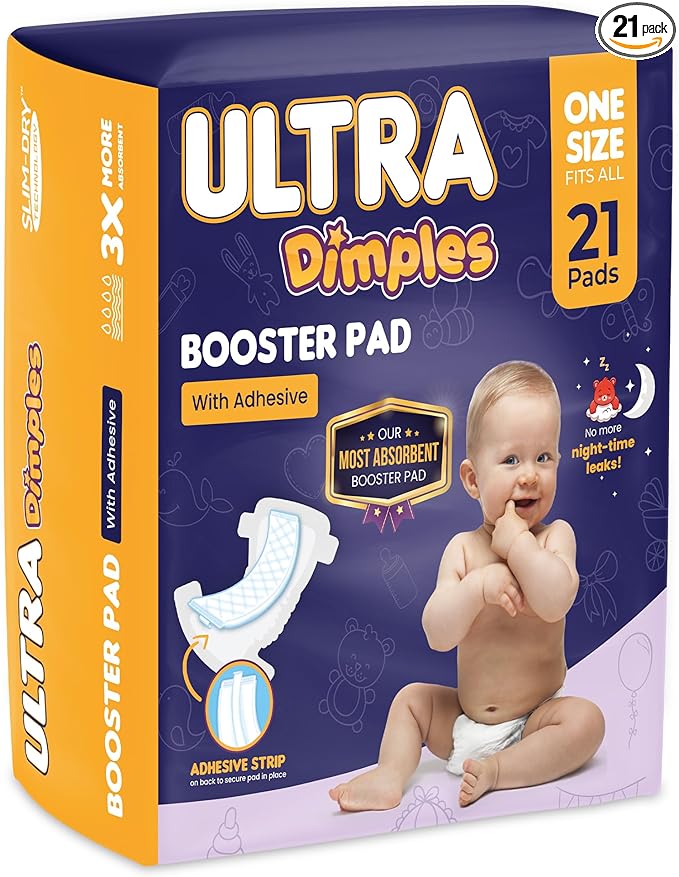 Dimples Booster Pads, Baby Diaper Doubler Inserts by Inspire