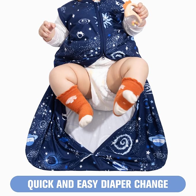 Baby Sleep Sack 18-24 Months Baby Wearable Blanket 100% Rayon Cotton 2-Way - Image 3