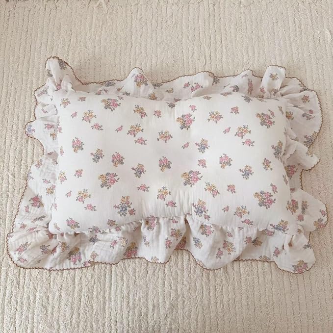 BuLuTu Tuberose Floral Themed Pillow Covers Standard Size - Image 3