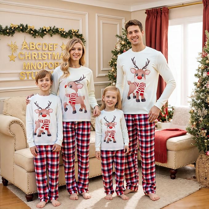Awoscut Family Christmas Pajamas Matching Pajamas - Image 2