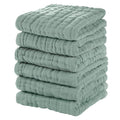 Muslin Baby Washcloths 6 Pack, 100% Cotton Wash Cloths by Unnivoll