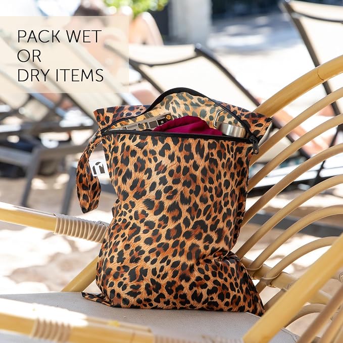 Bumkins Roamio Travel Set – Waterproof Wet Bag, Wet/Dry Clutch, 3 Clear TSA - Image 3