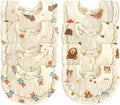 Baby Bibs Muslin Bibs 8 Pack for Drooling and Teething for Unisex Girls Boys by DOSMINE