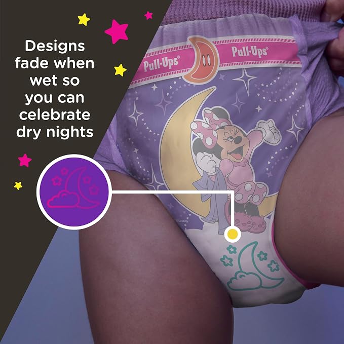 Pull-Ups Girls' Nighttime Potty Training Pants, Training Underwear, 68 Ct - Image 6