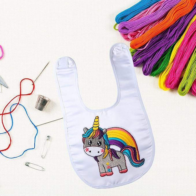 Geyoga 20 Pieces Sublimation Blanks White Bibs - Image 3
