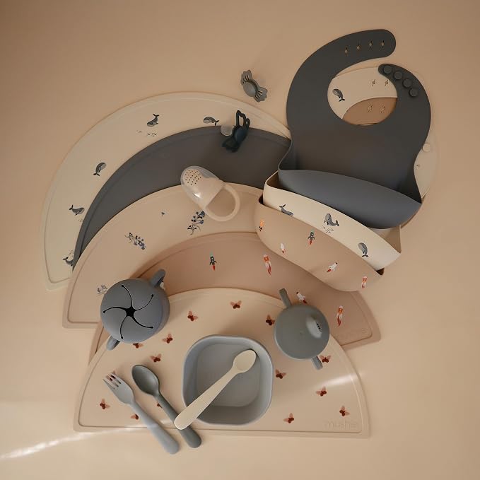 mushie Silicone Placemat for Kids | BPA-Free Non-Slip Design - Image 6
