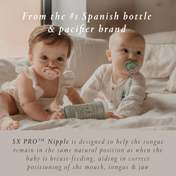 Suavinex Bonhomia SX PRO Physiological Pacifier, Supports Breastfeeding Babies - Image 3