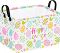 Easter Gift Basket Eggs Storage Basket Kids Toys Storage Basket Organizer Box by Unknown