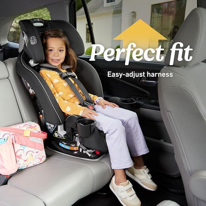 Graco Slimfit 3 in 1 Convertible Car Seat | Slim & Comfy Design Saves Space in - Image 6