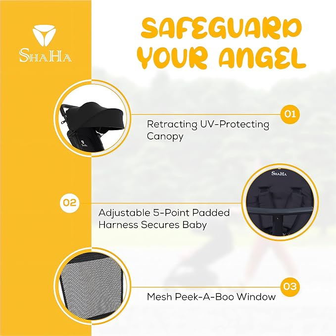 Lightweight Foldable Travel Stroller - Image 4