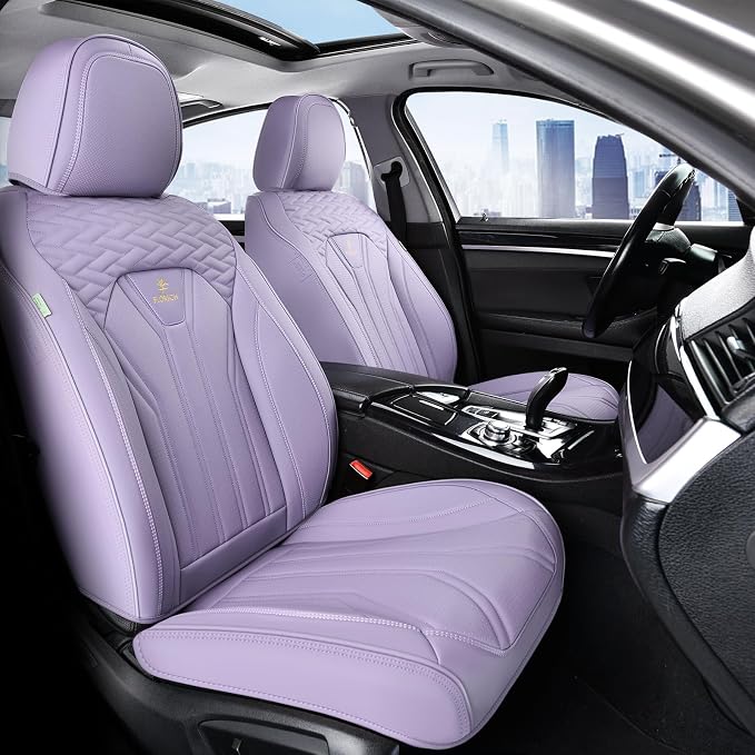FLORICH Car Seat Covers, Leather Front Seat Cover, Automotive Seat Cover 2 Pack by FLORICH