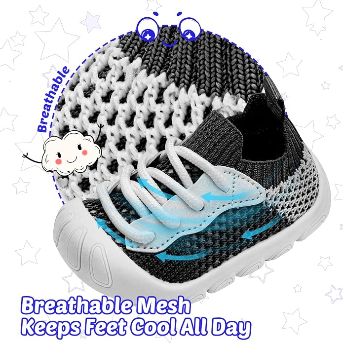 Baby Walking Shoes Toddler Girl Boy Soft Sole Breathable Cotton Canvas Shoes - Image 2