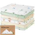 Organic Burp Cloths Baby Boy, Girl by KeaBabies