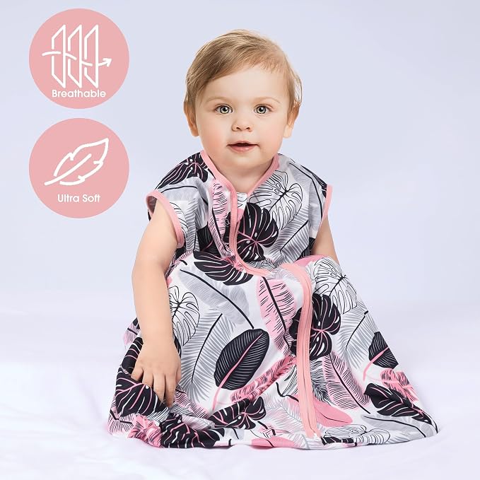 Baby Sleep Sack 12-18 Months 3 Pack Baby Wearable Blanket 100% Rayon Cotton - Image 3