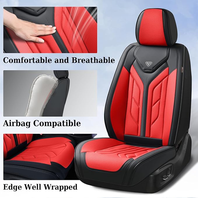 Coverado Car Seat Covers Full Set, Automotive Seat Covers Car Seat Protector - Image 7