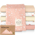 Organic Burp Cloths Baby Boy, Girl by KeaBabies