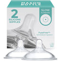 Mason Bottle Slow Flow Nipples – Silicone Baby Bottle Nipples, Fits Any by MASONBOTTLE
