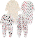 Baby Boys Girls Footies One-Piece Romper Long-Sleeve Jumsuit Cotton Newborn by MAMIMAKA