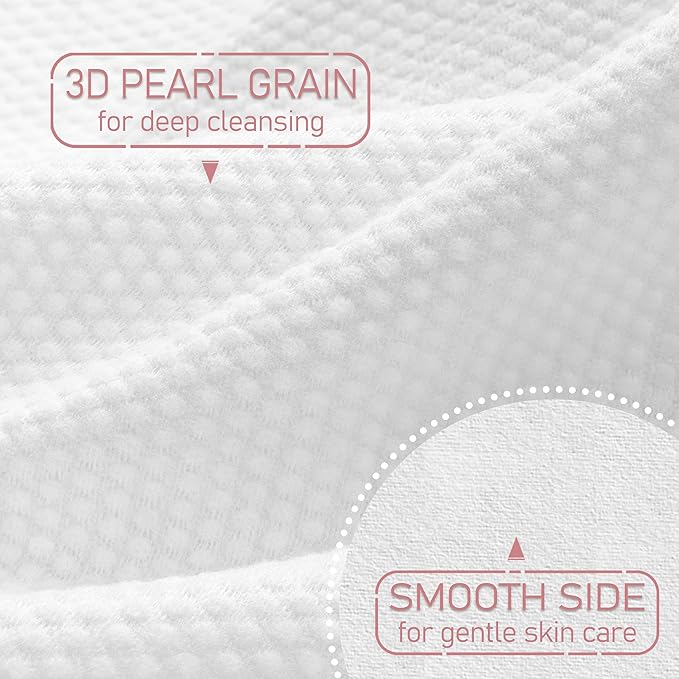 100% Cotton Disposable Face Towel 50 Count 10x12 Inch | Biodegradable Thick - Image 5