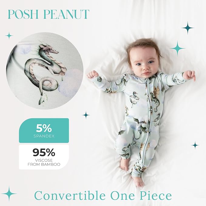 Posh Peanut Convertible Baby Sleepers - Image 2