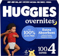 Huggies Size 4 Overnites Baby Diapers: Overnight Diapers, Size 4, 100 Ct by Huggies%C2%AE