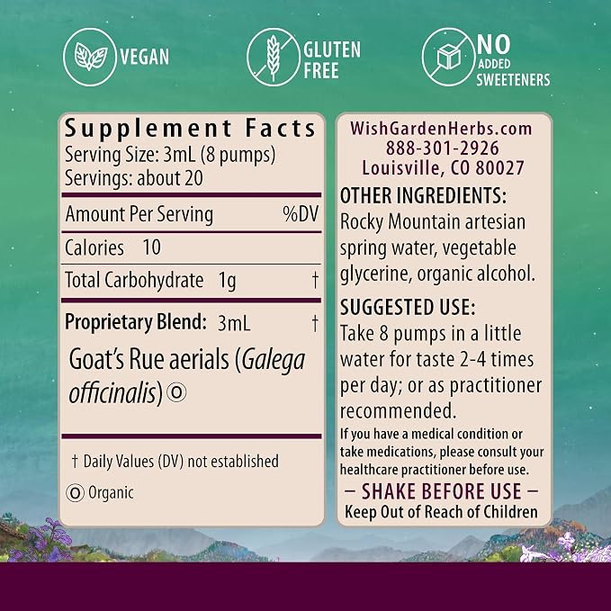 WishGarden Herbs Goat's Rue Lactation Supplement - Image 2