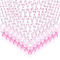 Chengu 100 Pcs Baby Shower Pacifiers Necklace, Acrylic Pacifiers Necklace Charm by CHENGU