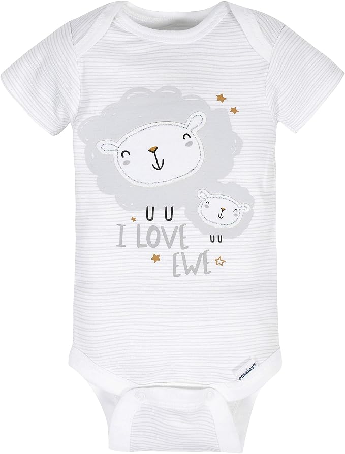 Gerber unisex-baby 8-pack Short Sleeve Onesies Bodysuits - Image 2
