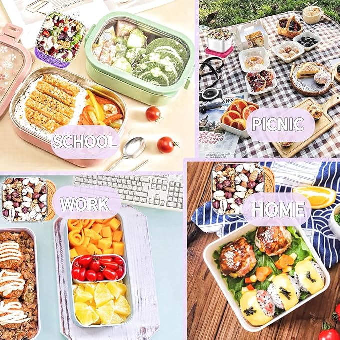 6Pack 6oz Stainless Steel Snack Containers - Image 6