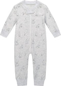 Owlivia Organic Cotton Baby Boy Girl Zip up Sleep 'N Play Pjs, Long Sleeve by Owlivia