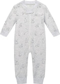 Owlivia Organic Cotton Baby Boy Girl Zip up Sleep 'N Play Pjs, Long Sleeve by Owlivia