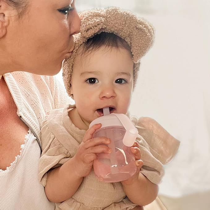 Moonkie Baby Straw Cup | Silicone Toddler Sippy Training Cup - Image 2