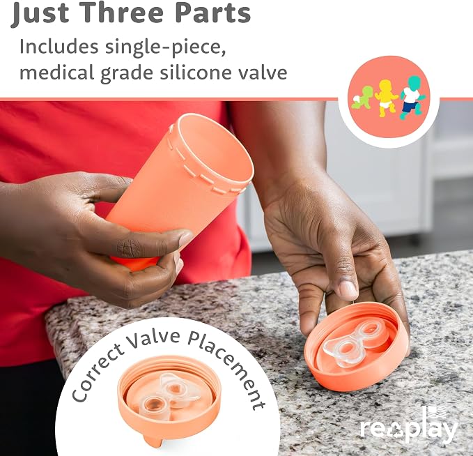 Re-Play Sippy Cups for Toddlers - 10 Oz. Reusable Spill Proof Cups for Kids - Image 8