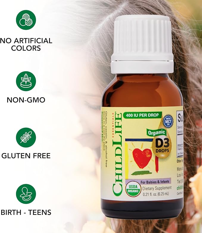 CHILDLIFE Essentials Organic Vitamin D3 Drops - Image 5