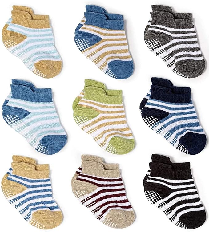 Zaples Baby Non Slip Grip Ankle Socks by ZAPLES