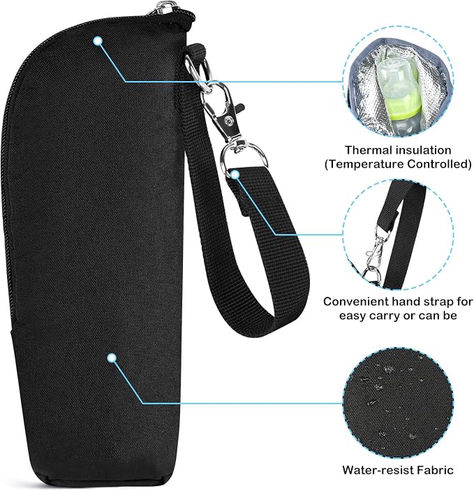 Accmor Baby Bottle Cooler Tote Bags, Insulated Breastmilk Cooler Bag, Nursing - Image 4