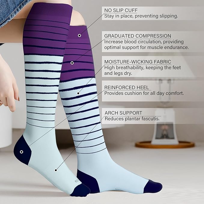 LEVSOX Viscose Made from Bamboo Compression Socks - Image 2