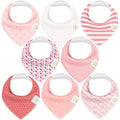 KeaBabies 8-Pack Organic Baby Bandana Bibs by KeaBabies