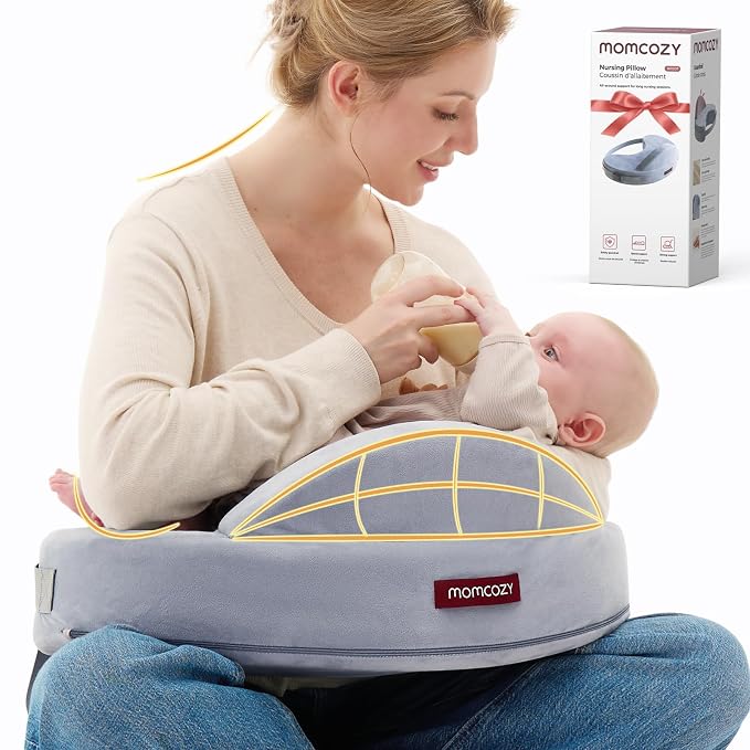 Momcozy Innovative Safety Fence Nursing Pillow by Momcozy