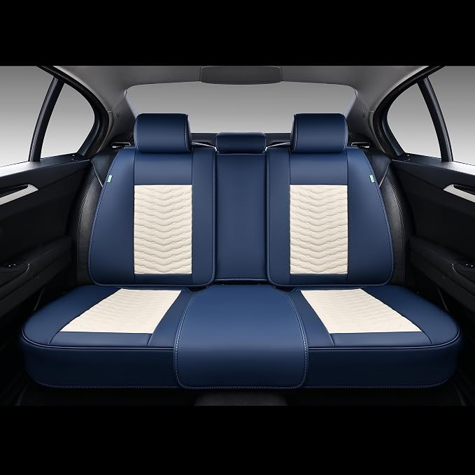 FLORICH Seat Covers for Cars, Seat Covers Full Set 5 Seats, Waterproof Leather - Image 4