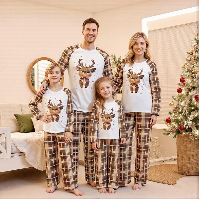 Awoscut Family Christmas Pajamas Matching Pajamas - Image 2