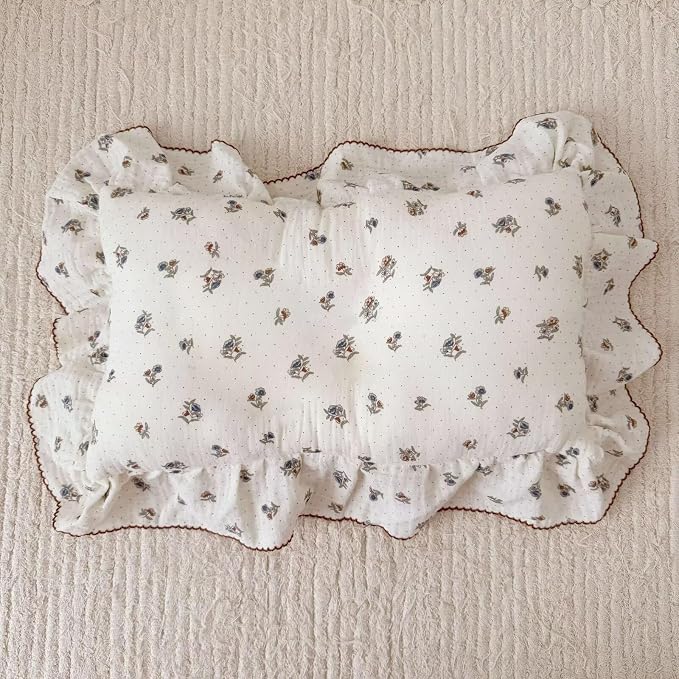 BuLuTu 100% Cotton Muslin Pillow Covers Fit - Image 6