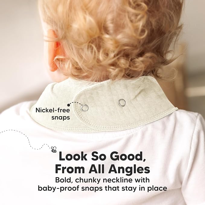 KeaBabies 8-Pack Bandana Bibs for Baby Girls, Boys - Image 8