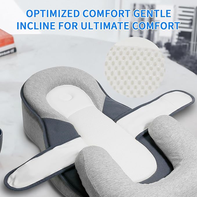 Baby Feeding Support Pillow, Reflux Breastfeeding Nursing Pillow to Reduce - Image 4