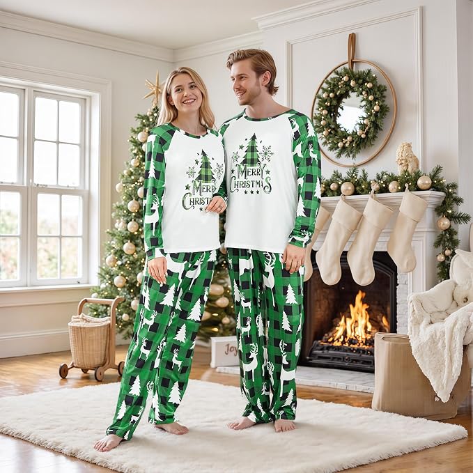 Awoscut Family Christmas Pajamas Matching Pajamas - Image 4