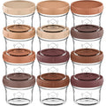 KeaBabies 12pk 4oz Glass Baby Food Containers by KeaBabies
