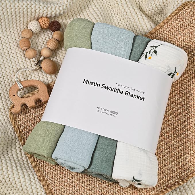 GLLQUEN BABY Muslin Swaddle Blankets - Image 7