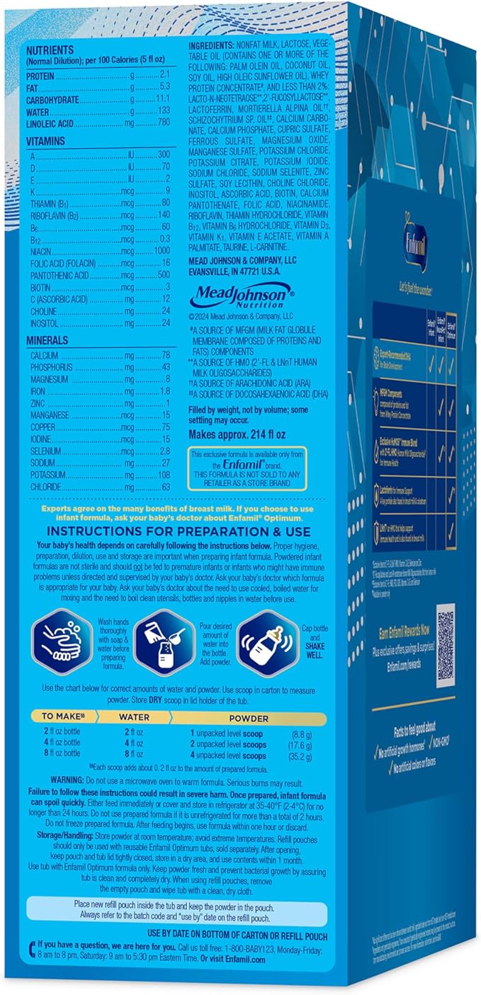 Enfamil Optimum, Our Closest Formula to Breast Milk, Immune-Supporting - Image 12