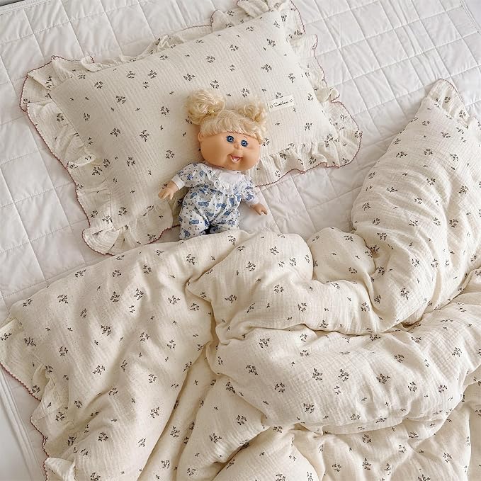AOJIM Cotton Muslin Kids Toddler Pillowcase - Image 3