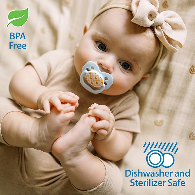Dr. Brown's Advantage Baby Pacifiers, 0-6 Month, Glow-in-The-Dark, 0-6 Month - Image 8